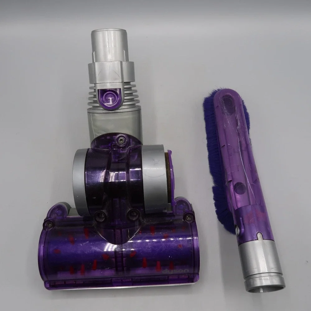 Dyson Animal DC14 Mini Turbine Head Brush Cleaner Attachment Purple & Brush